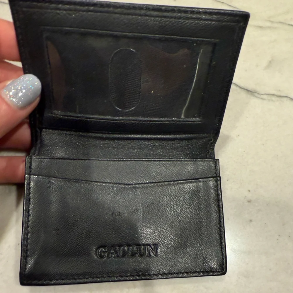 Gallun Calfskin Leather ID & Card Wallet